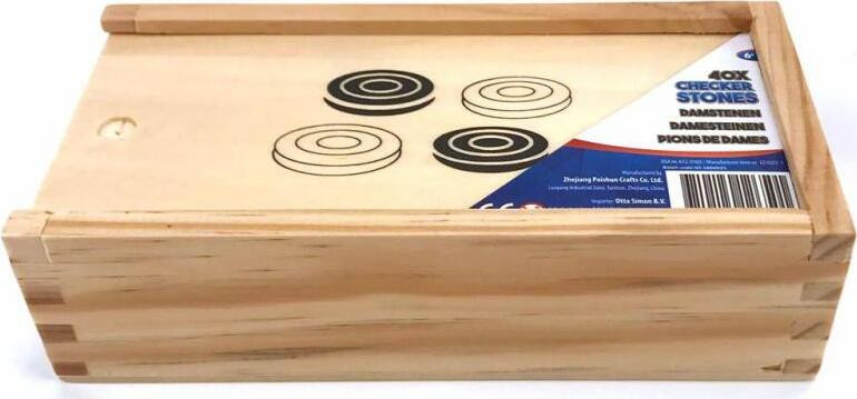 Otto Simon Damstenen 40 stuks in houten doos