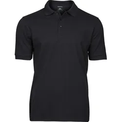 Tee Jays Schweres Herren Luxus Piqué Stretch Polo 1405 black XL