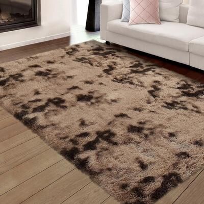 YUN Runner Rug Shag Fluffy Area Rug, Soft Plush Furry Runner with Non Slip Bottom, Comfy Hallway Rug for Bedroom, Nursery