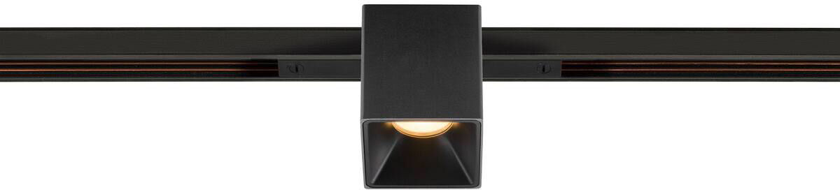 Slv Fixt-It!, 48v, Dali, Eckig, Standard Track, Spot, 3000k, 6.6 W, 36°, Schwarz / Schwarz - Leuchten Mit 3 Phasen Adapter 48v