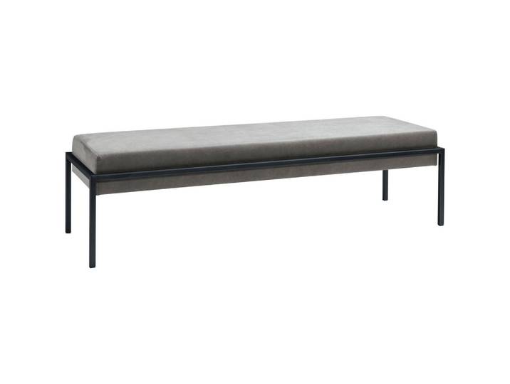 Bettbank Accessoires Anthrazit, Grau B: 144 cm