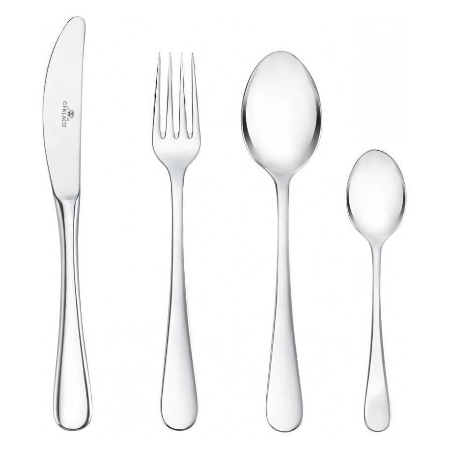 Gerlach FLOW 24 pcs. cutlery set box 34P (24 Stk., Besteck Set) (181065)