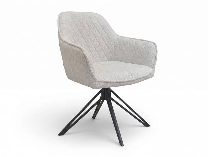 Chaise rotative Melbourne Beige - Basika