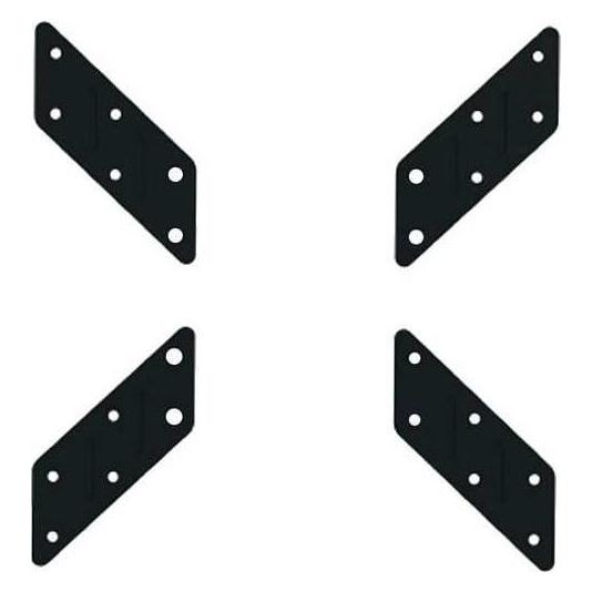 Techly Montagekomponente (VESA-Adapter) - kaltgewalzter Stahl (ICA-LCD-G11A)
