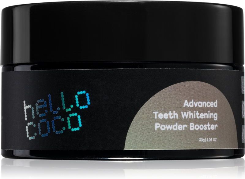 hello coco Advanced Whitening Powder Booster poudre dentaire blanchissante 15 g