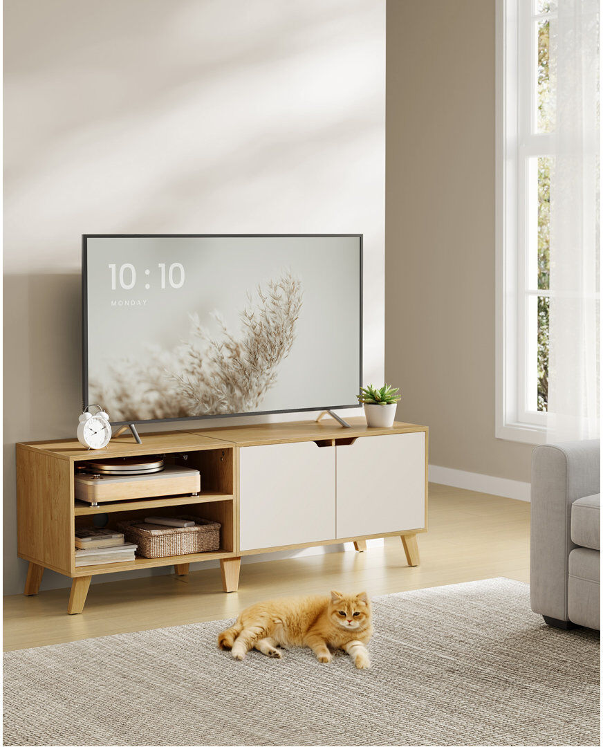 Alpen Home Ulla TV Stand for TVs up to 55" Yellow/White 55"
