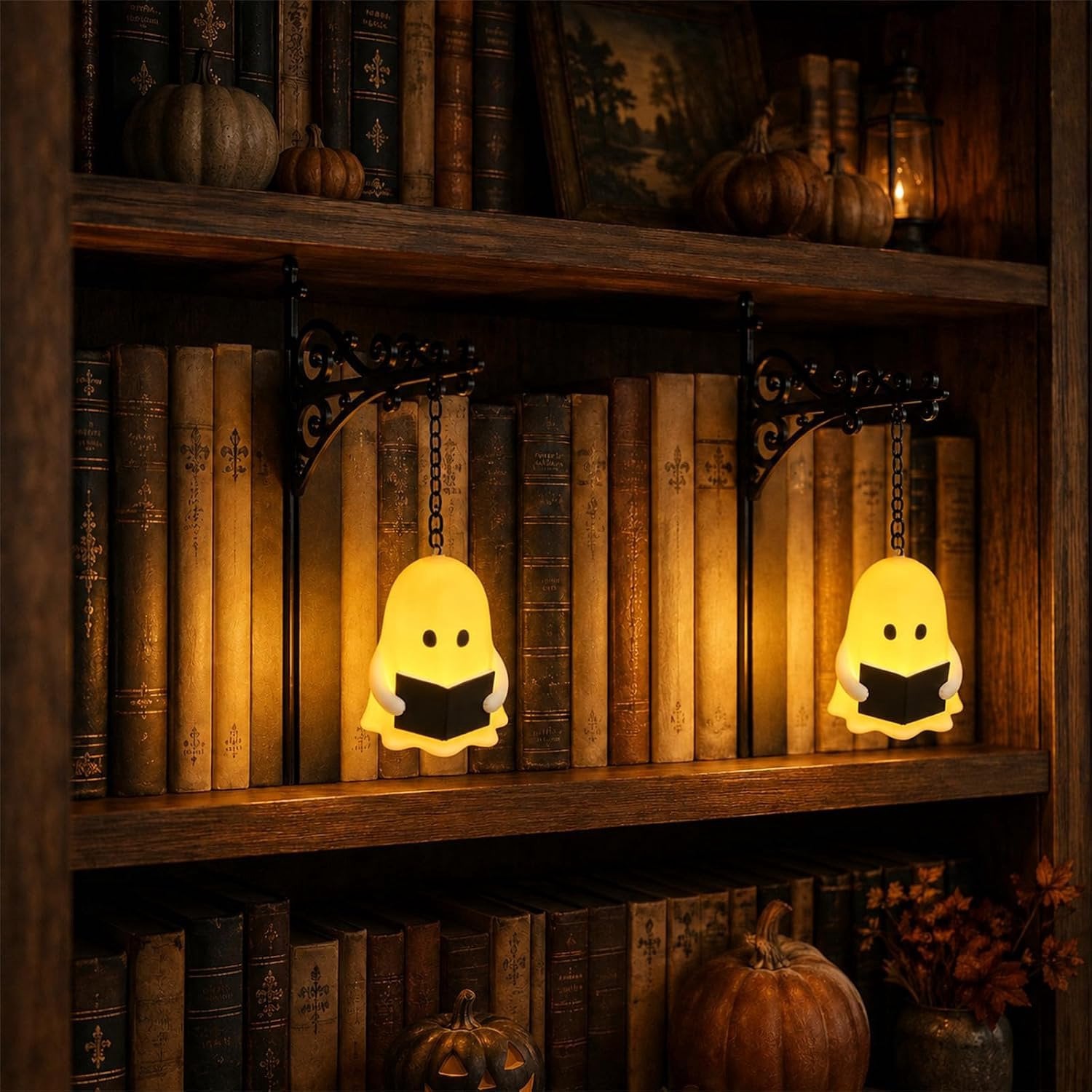 Halloween Boekensteunen Boek Nook Ornament voor Boekliefhebbers