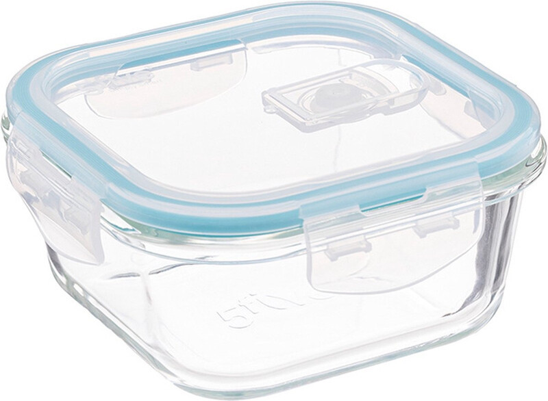 5five glazen bewaardoos, 0,53 l, transparant