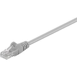 Goobay 68377 RJ45 Patchkabel CAT 5e U/UTP 5.00 m Grau 1 St.