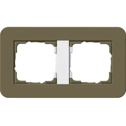 Gira Abdeckrahmen 2fach 0212416