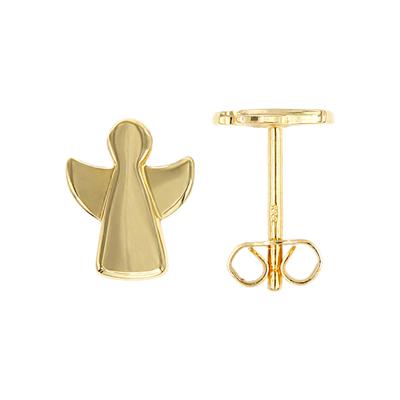 Paar Ohrstecker JOBO "Kleine Ohrringe Engel Schutzengel 7 mm", gold (gelbgold 333), Ohrringe, Damen, Gelbgold 333, 8 Karat 333 Gold