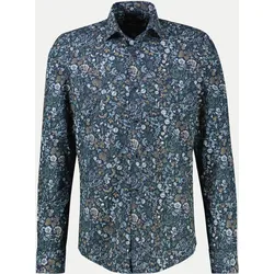 Regular-Fit Freizeithemd mit Blumen-Ornamenten Mehrfarbig XXL