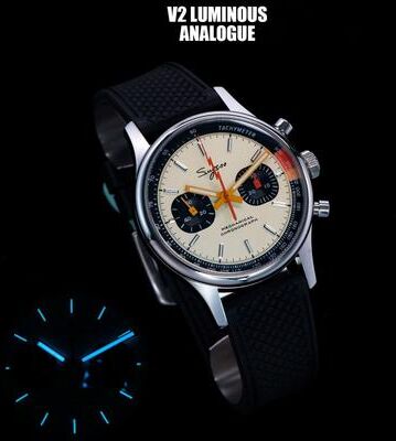 Uplifted Goods Mechanical Pilot Chronograph Watch k normal Movement