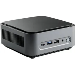 CSL Mini-PC Narrow Box Core i3 (1000 GB, 32 GB, Intel Core i3-N305, Intel UHD Graphics), PC, Schwarz