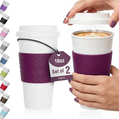 Copco Acadia Double Wall Travel Mug Set of 2 BPA Free Leak Resistant