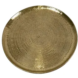 Tablett Circulo Ø 70cm Aluminium gold