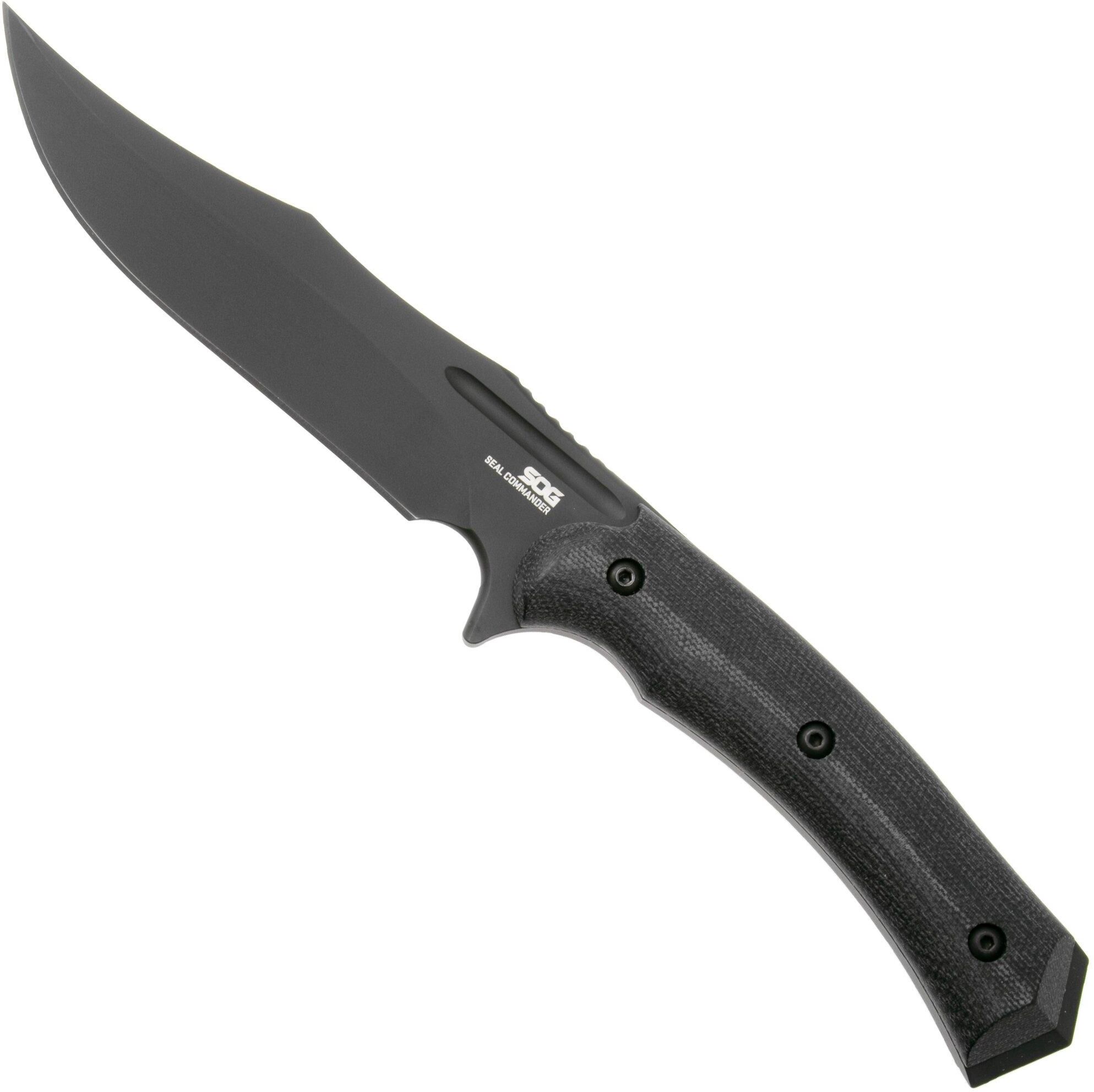 SOG Seal Commander 17-05-01-57, PVD CPM S35VN, Black Micarta, coltello fisso