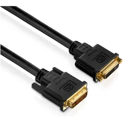 Purelink Dvi — Dvi (3 m), Videokabel, Schwarz