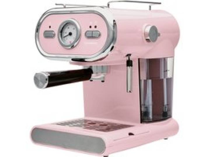 SILVERCREST® Machine à expresso SEM 1100 E1, 15 bar, rose pastel