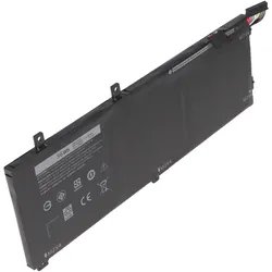 AccuCell Akku Dell XPS 15 9560 (4910 mAh), Notebook Akku, Schwarz