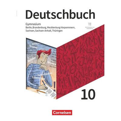 Deutschbuch Gymnasium - Berlin, Brandenburg, Mecklenburg-Vorpommern, Sachsen, Sachsen-Anhalt und Thüringen - Ausgabe 2019 - 10. Schuljahr, Gebundene