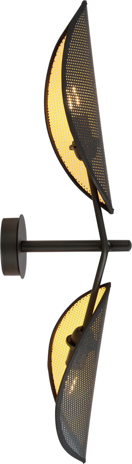 EMIBIG Lighting Kinkiet Emibig Wandlamp, 2x E14, 40W, zwart/goud