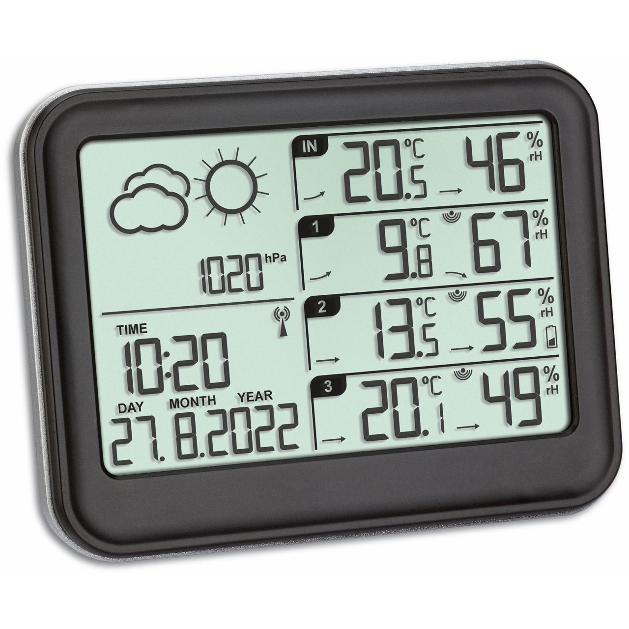 TFA VIEW 35.1142.01 Wetterstation schwarz