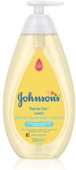 Johnson's® Top-to-Toe gel de limpeza para corpo e cabelo para bebés 0+ 500 ml. Top-to-Toe
