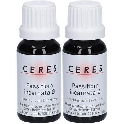 Ceres Passiflora incarnata Urtinktur 2x 2x20 ml Tropfen