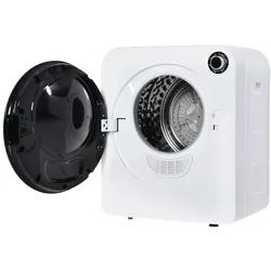 Ablufttrockner 3 kg Kapazität 830W in Weiß mit Dreifachfilter, 5 Programmen, platzsparend, ideal für kleine Wohnungen und Wohnheime