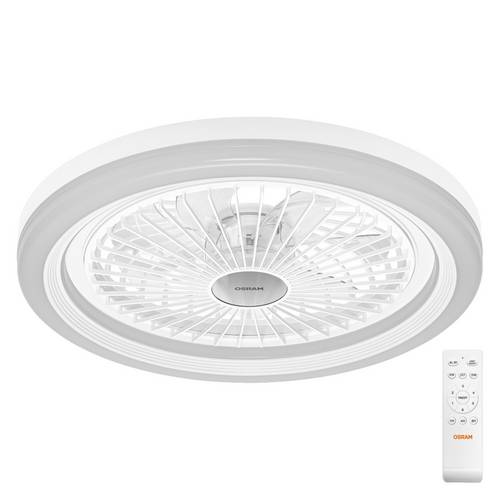 OSRAM HOMELIGHTING Ceiling Fan Solano 490mm 43W CCT Deckenventilator 43W (Ø) 490mm mit Beleuchtung, mit Fernbedienung, Dimmbar