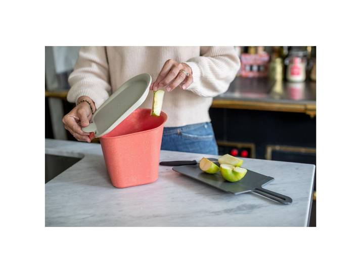 Komposteimer Koziol - Farbe: Dunkelgrau, Grau