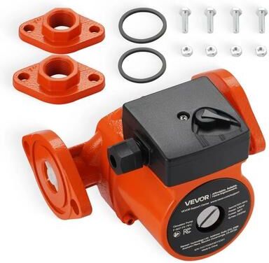 Tools, Home & Hobby Cast Iron Circulator Pump 23 GPM Hot Water Recirculating Pump For Home Heating Systems Cast Iron Circulator Pump 23 GPM Hot Water Recirculating Pump For Home Heating Systems