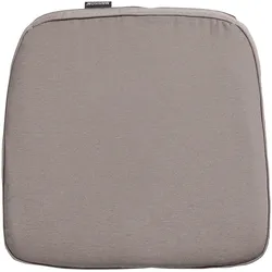 Stuhlkissen Outdoor - Bequemes & komfortables Sitzkissen für Garten- oder Essstühle - Taupe, 48x48 cm - UV-Schutz - Recyceltes Material - Langlebig