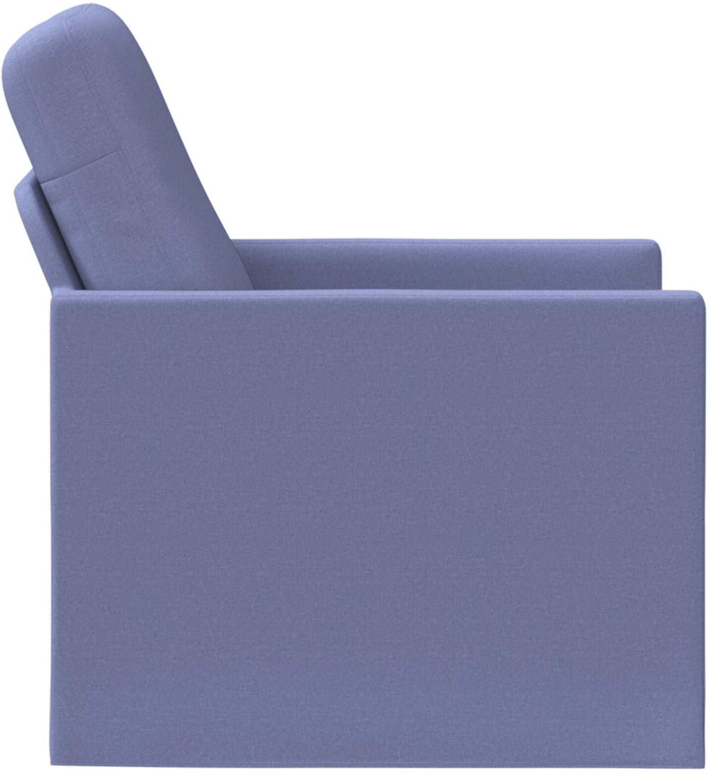 vidaXL Fauteuil Bleu denim 70 x 81 x 82 cm Tissu