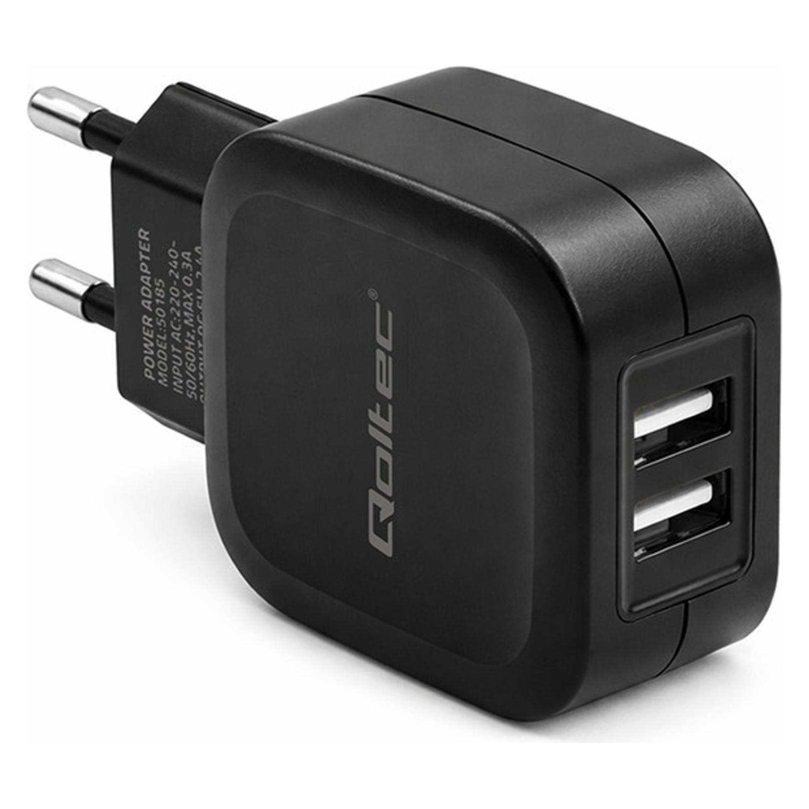 Qoltec 50185 Ladegerät für Mobilgeräte Indoor (12 W) (50185)