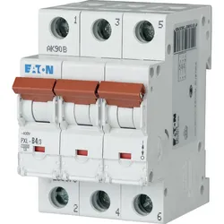 Eaton 236376 Leitungsschutzschalter, 4 A, 3p, Charakteristik: B PXL-B4/3