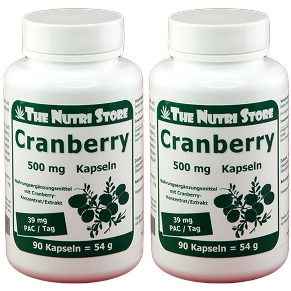 Cranberry 500 mg Kapseln 2x 2x90 St