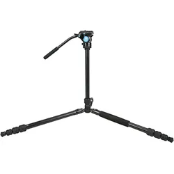 Sirui Traveler VA Alu mit VA5 Video Kopf (Carbon, Metall), Stativ, Schwarz