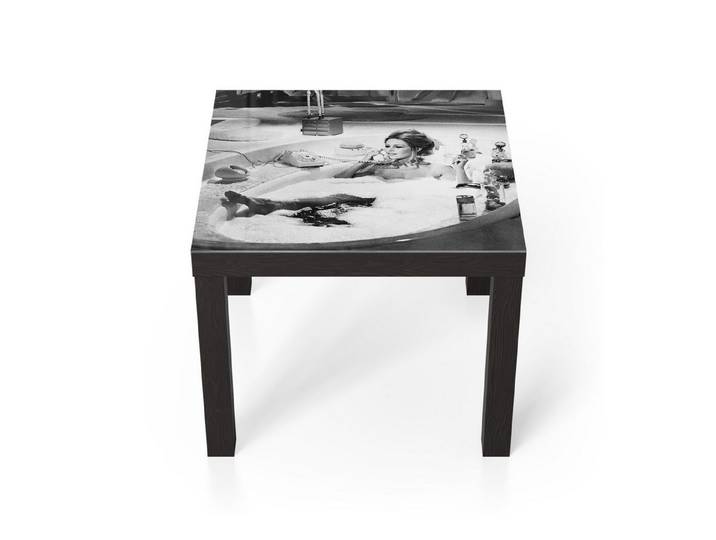 DEQORI Couchtisch 'Bad der Eleganz', Glas Beistelltisch Glastisch modern