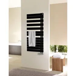 Zehnder Design-Heizkörper Roda Spa Asym, rechts, RAL 9017, 1676x65x550 mm