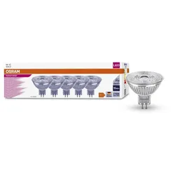 Aktion: 5er Pack OSRAM GU5.3 LED Reflektor MR16 36° Abstrahlwinkel 2,6W wie 20W 2700K warmweißes Licht 12V