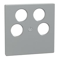 Zentralplatte aluminium, Retail