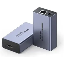 Ugreen - Adapter CM609 (90811EU) - HDMI Over Ethernet Extender, 0.5m - Black (Extender), Video Converter