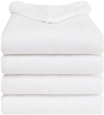 American Soft Linen Turkish Baby Toddler Hooded Bath Towel Set, 100% Cotton Soft Fluffy Baby Toddler Hooded After Shower Towels