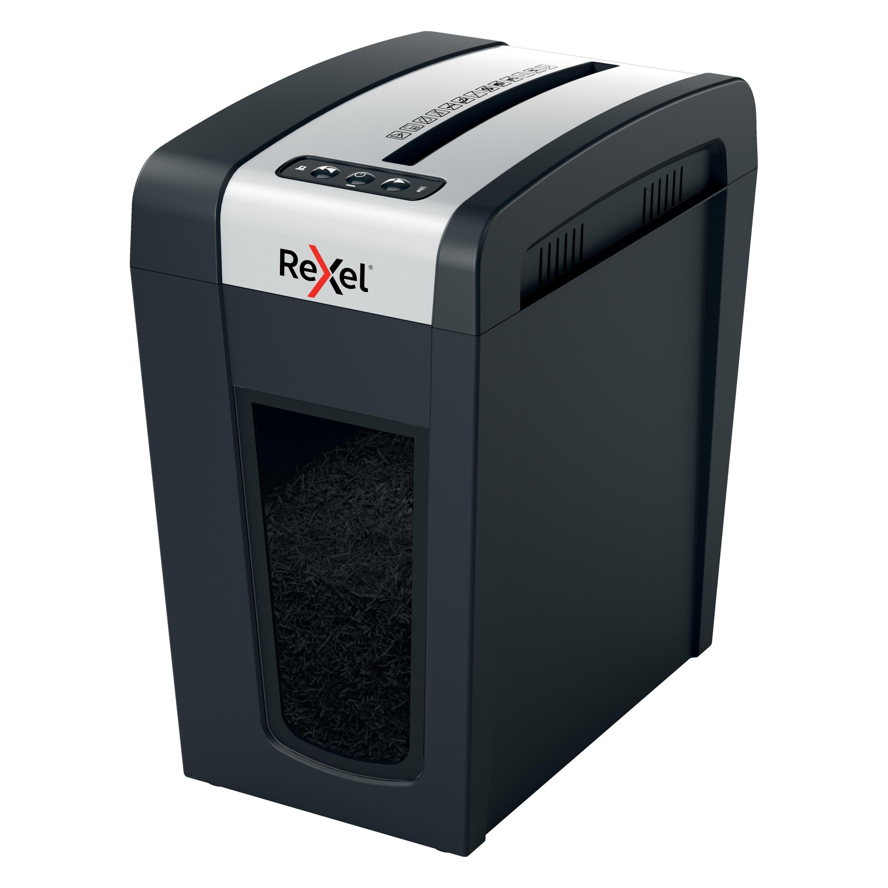Rexel Aktenvernichter Secure 2020133EU MC6-SL, P-5, 18lt (Microschnitt) (2020133EU)