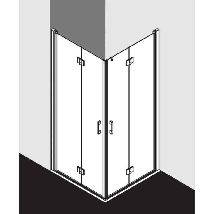 Kermi LIGA Eckeinstieg Hälfte links LI2CL103201AK 100x200 cm