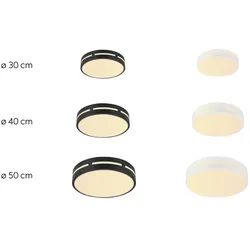 Immax 07152-B30 LED-Deckenleuchte Perfecto 1x24W | 1500lm | 2700-6500K - intelligent, Fernbedienung, dimmbar, weiß