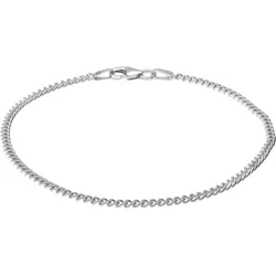 925er Silber Panzerarmband rhodiniert