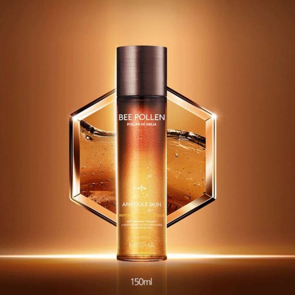 Missha Bee Pollen Renew Ampoule Skin Moisturizing and Restoring Toner 150mL